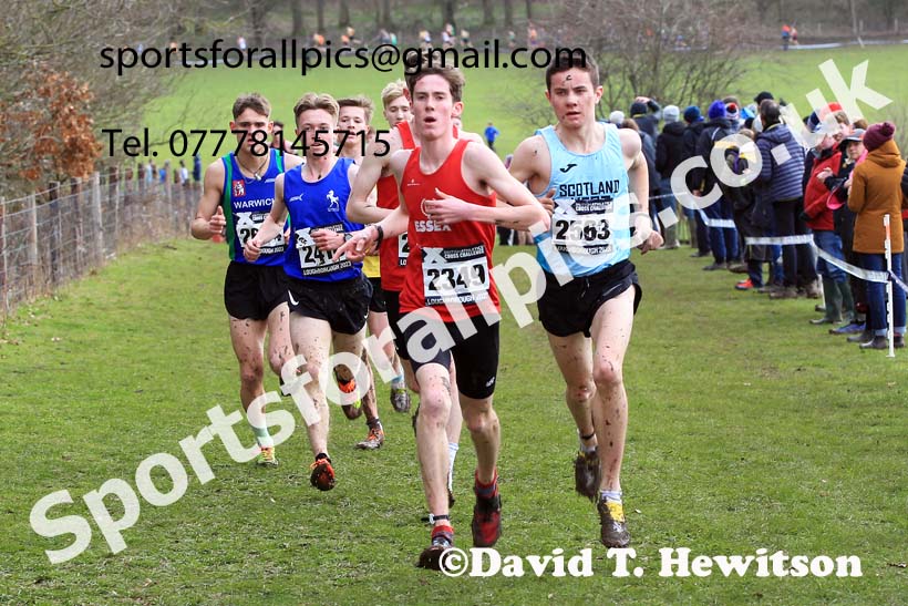 Mens Under-17s 2023 UK CAU Inter Counties Cross Country Champs, Prestwold Hall, Loughborough. Photo: David T. Hewitson/Sports for All Pics